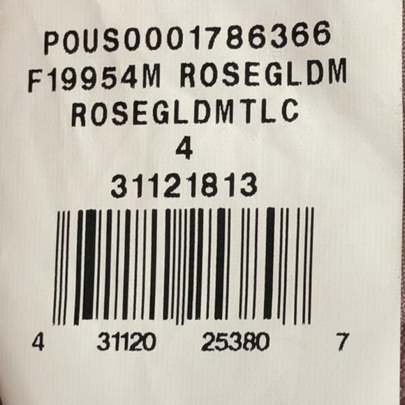 NWT David’s Bridal Rose  Gold Metallic Empire Mesh Maxi Bridesmaids Dress size 4 - Picture 14 of 16